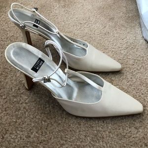 Stuart Weitzman satin shoes